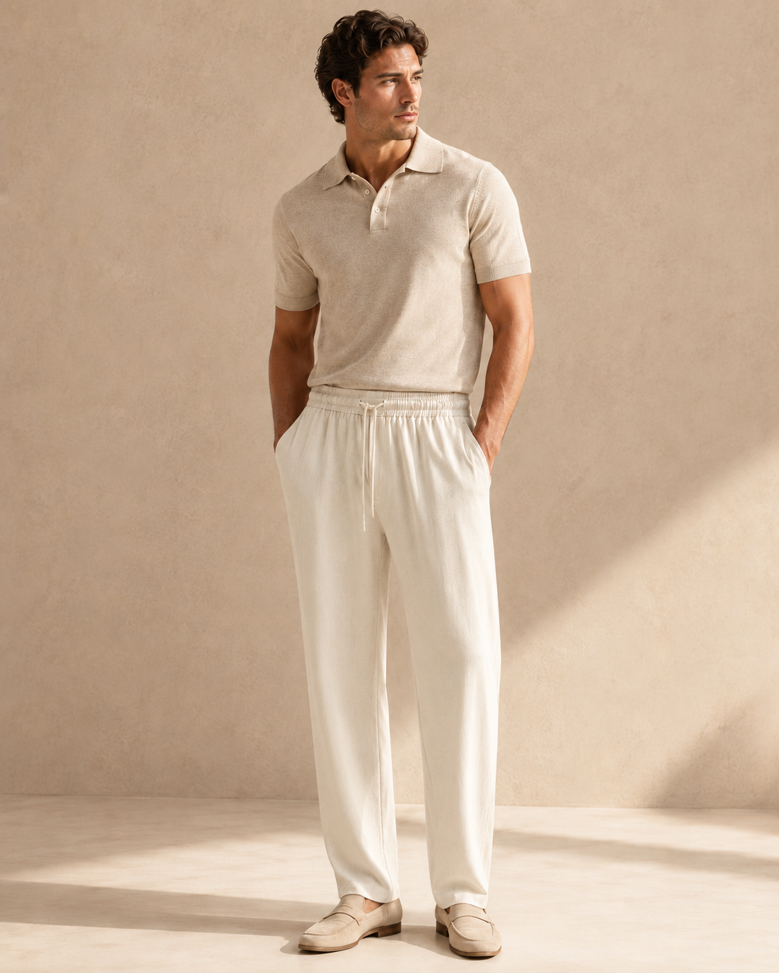 Hivernage Relaxed Trousers Broek – Crème
