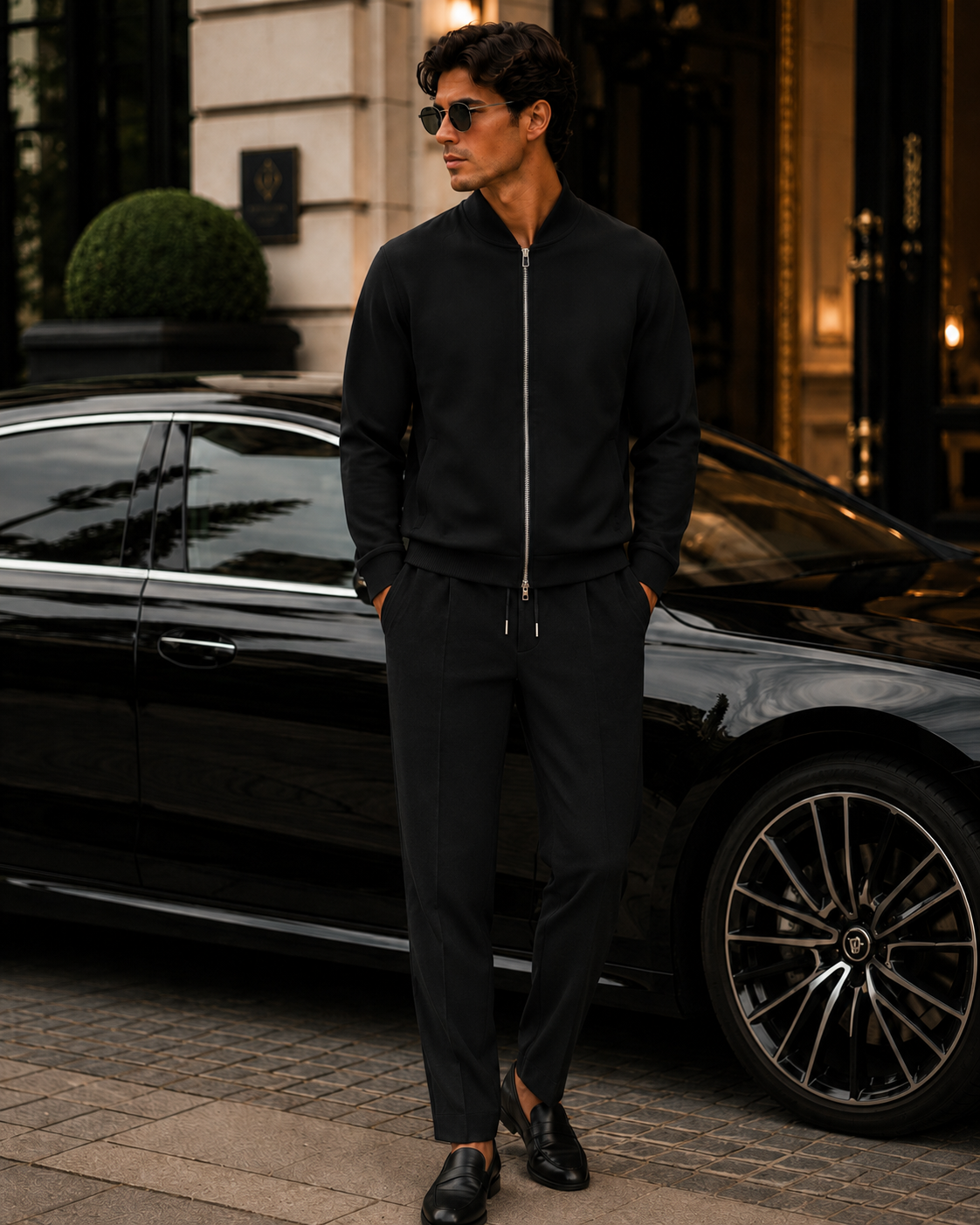Ensemble de Luxe Marron pour Homme – Élégant, Confortable & Haut de Gamme